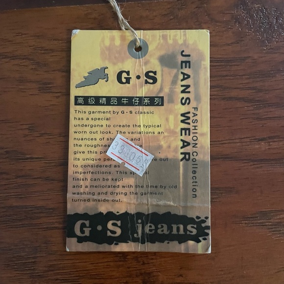 NWT G.S Jeans Gallopstar - Size S, Bell Bottom, distressed look - Picture 7 of 8